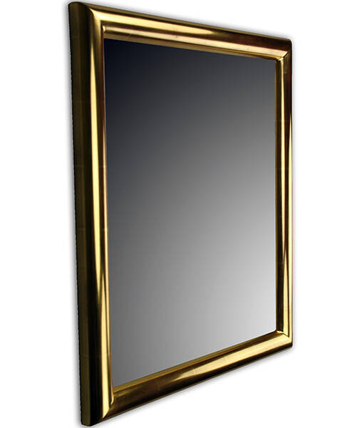 Lustro w złotej ramie: elegancja i styl w aranżacji wnętrz